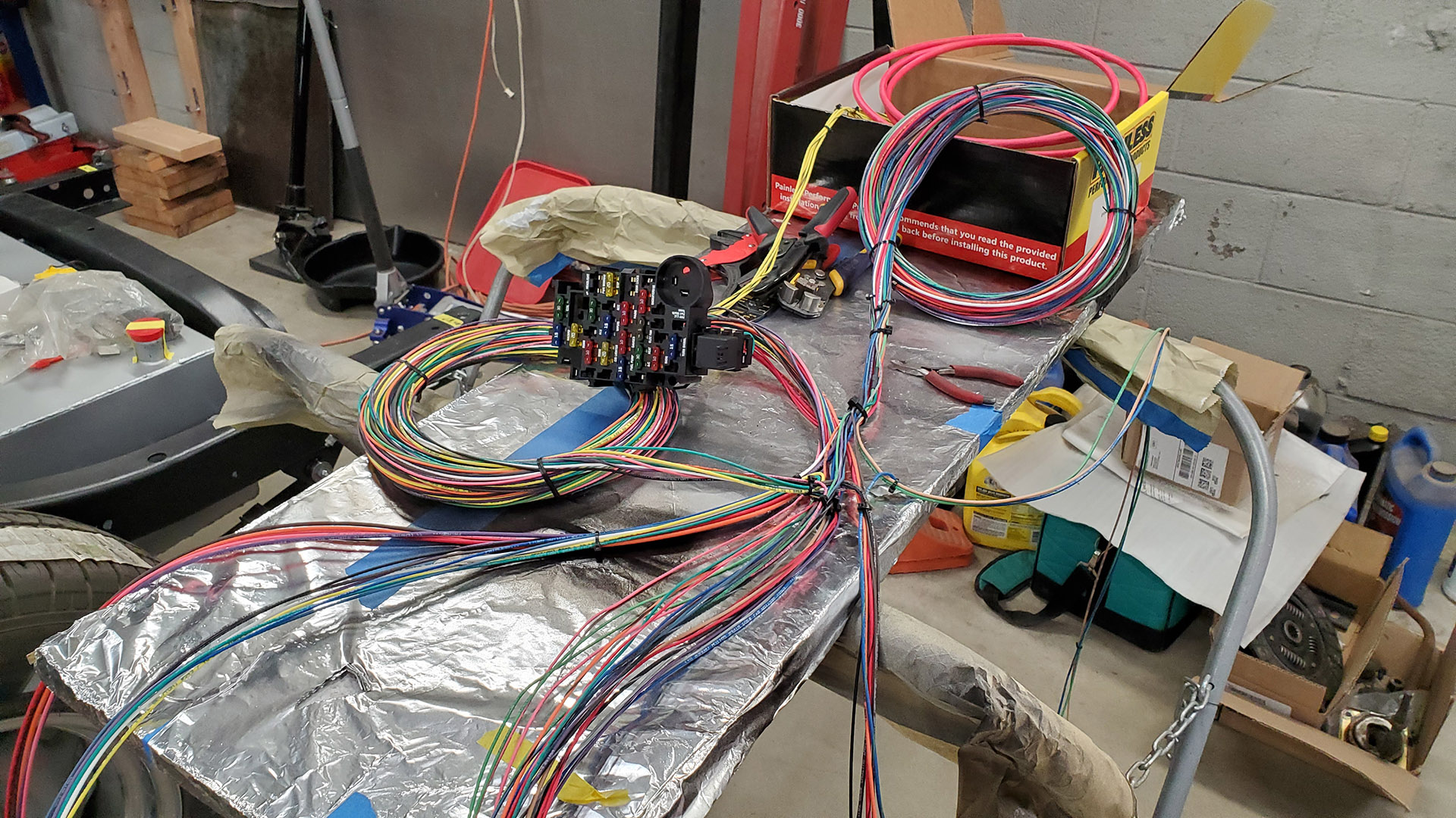 New wiring harness: I sort spaghetti