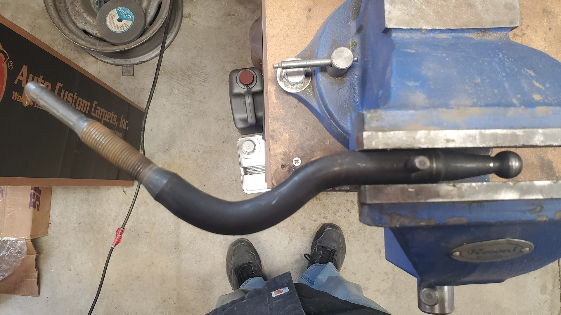 Shifter stub shaft was straightened to take some of the bend out.