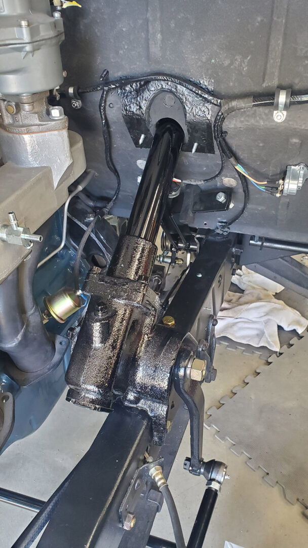 Steering box and column