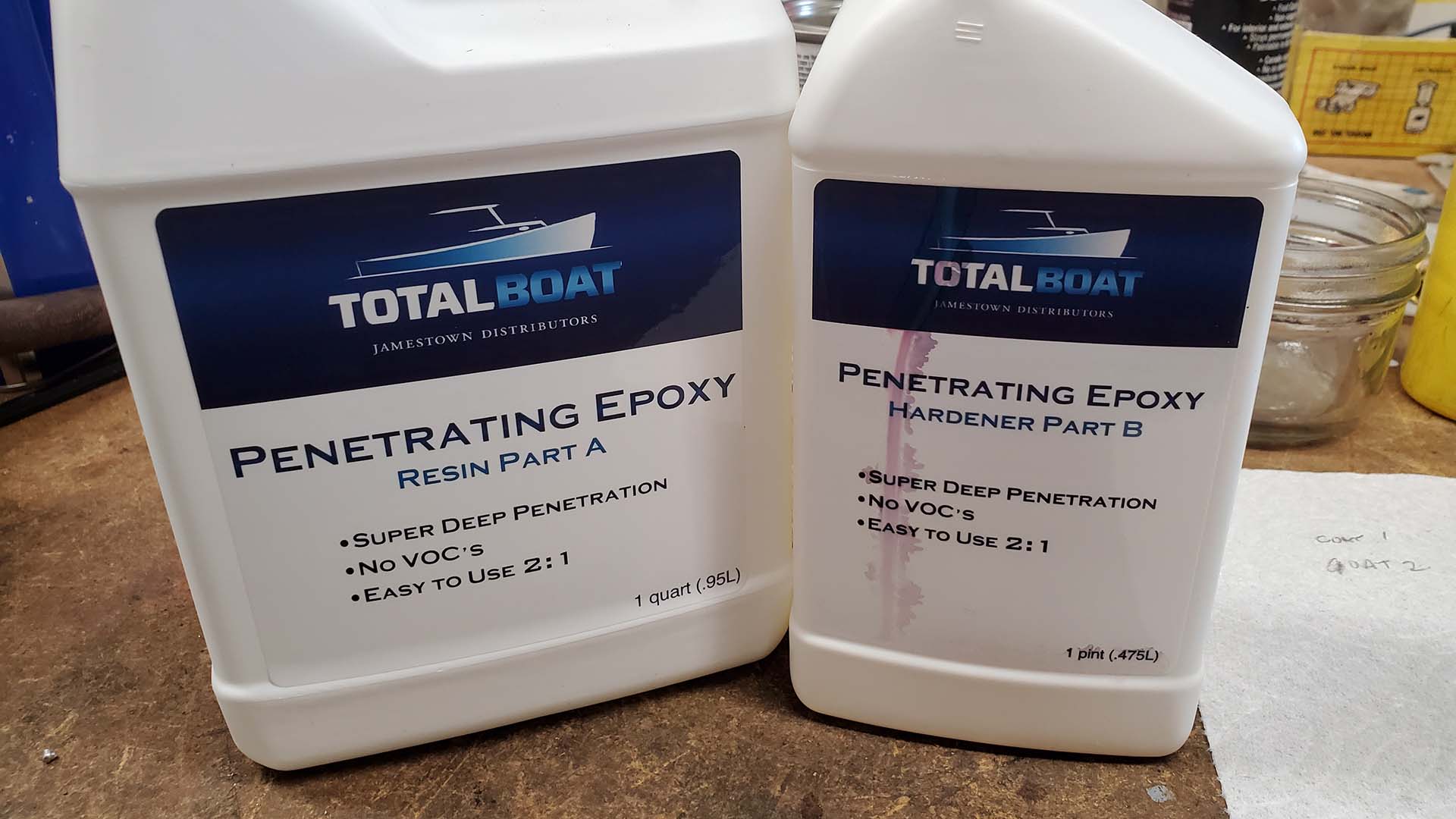 Penetrating epoxy sealer